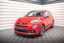 Fiat 500X Sport Mk1 Facelift 2019+ Frontläpp / Frontsplitter V.1 Maxton Design